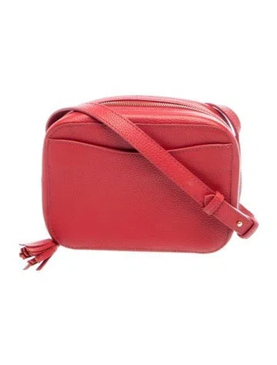 Pre-owned Cuyana Leather Crossbody Bag In Red