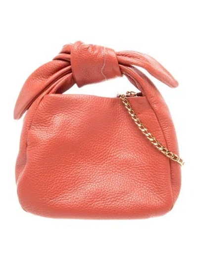 Pre-owned Cuyana Leather Evening Bag In Red