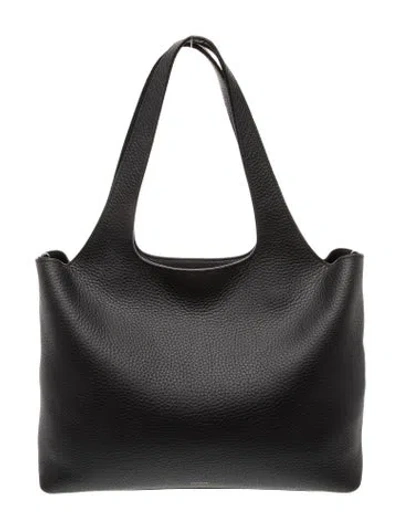 Pre-owned Cuyana Leather Hobo In Black