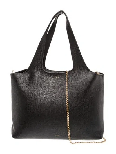 Pre-owned Cuyana Leather Hobo In Black