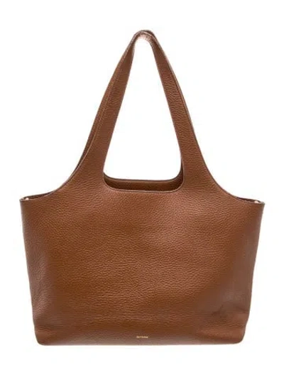 Pre-owned Cuyana Leather Hobo In Brown