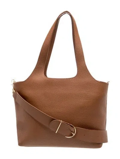 Pre-owned Cuyana Leather Hobo In Brown