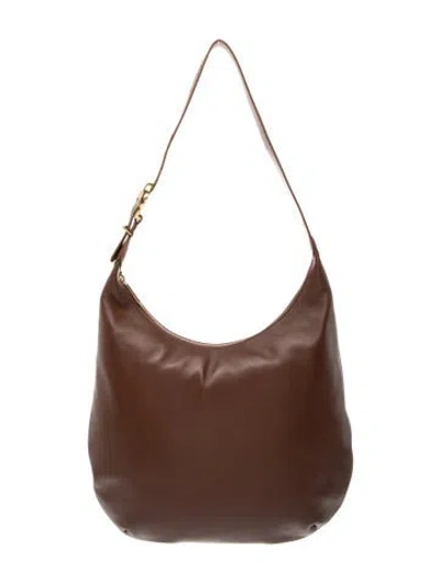 Pre-owned Cuyana Leather Hobo In Brown