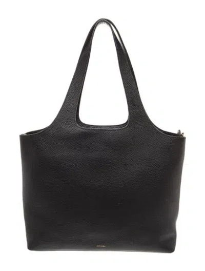 Pre-owned Cuyana Leather Hobo In Gray