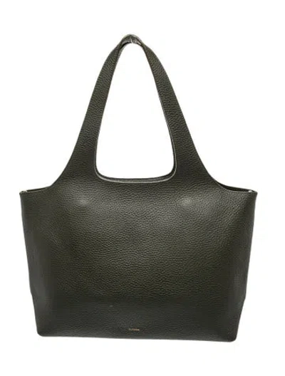 Pre-owned Cuyana Leather Hobo In Green