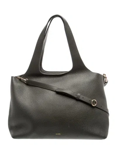 Pre-owned Cuyana Leather Hobo In Green