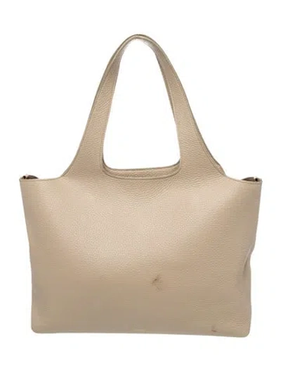 Pre-owned Cuyana Leather Hobo In Neutral