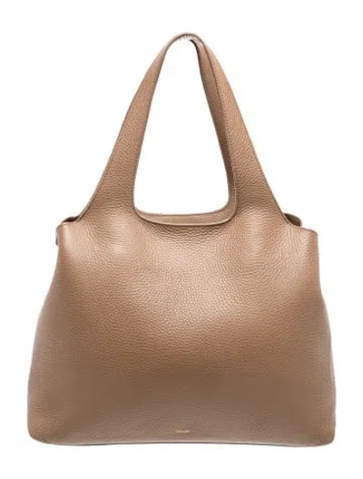 Pre-owned Cuyana Leather Hobo In Neutral