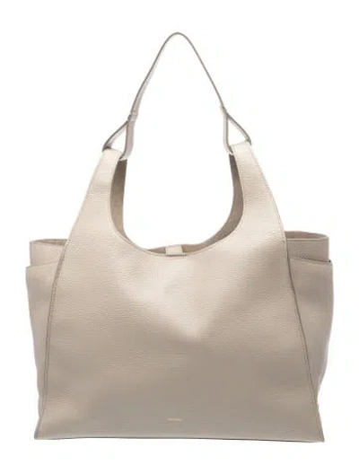 Pre-owned Cuyana Leather Hobo In Neutral