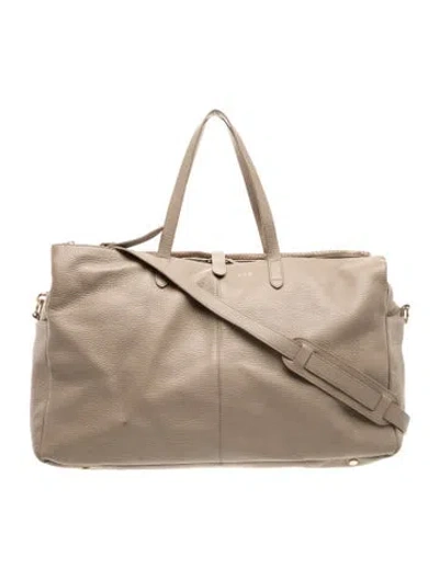 Pre-owned Cuyana Leather Hobo In Neutrals