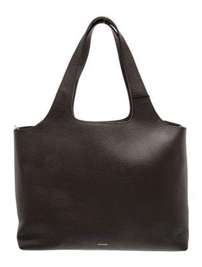Pre-owned Cuyana Leather Hobo W/ Tags In Black