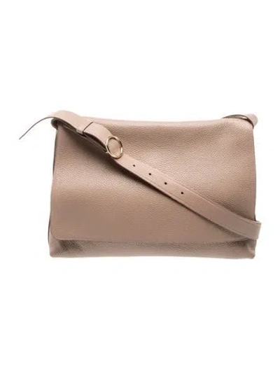 Pre-owned Cuyana Leather Messenger Bag In Pink