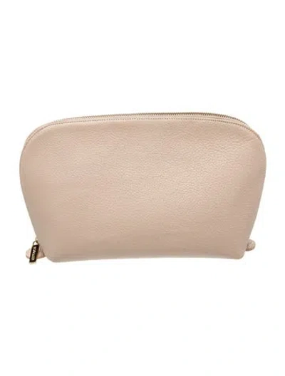 Pre-owned Cuyana Leather Minaudière In Brown