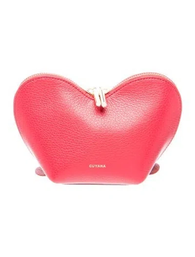 Pre-owned Cuyana Leather Minaudière In Pink