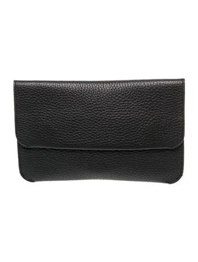 Pre-owned Cuyana Leather Portfolio In Gray