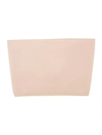 Pre-owned Cuyana Leather Portfolio In Neutral