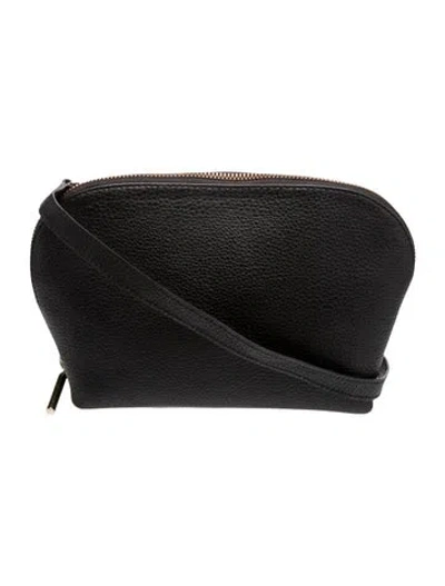 Pre-owned Cuyana Leather Shoulder Bag In Black