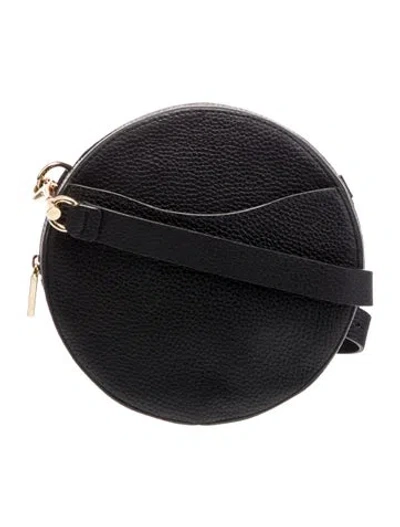 Pre-owned Cuyana Leather Shoulder Bag In Black