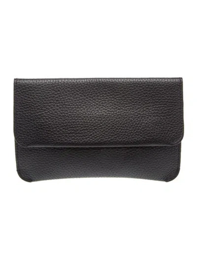 Pre-owned Cuyana Leather Shoulder Bag In Black