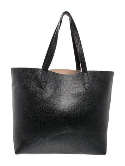 Pre-owned Cuyana Leather Shoulder Bag In Black
