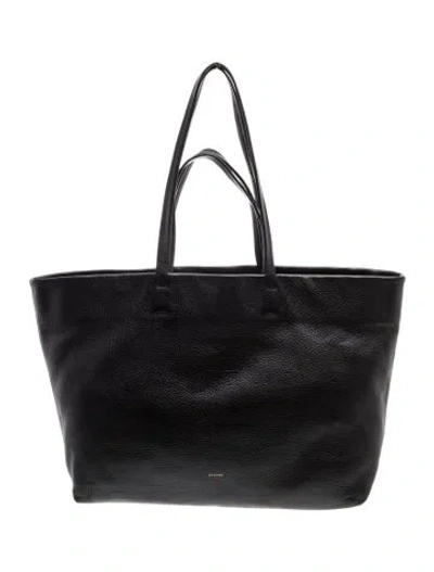 Pre-owned Cuyana Leather Shoulder Bag In Black
