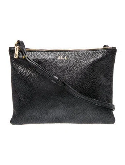 Pre-owned Cuyana Leather Shoulder Bag In Black