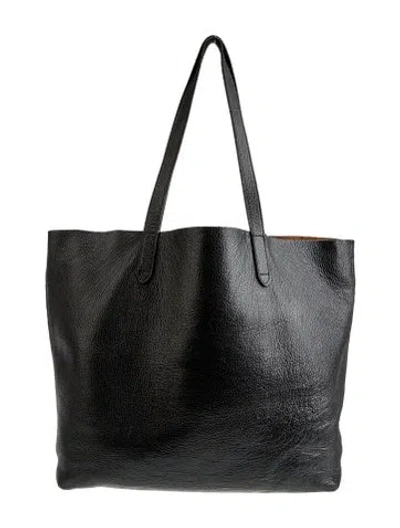 Pre-owned Cuyana Leather Shoulder Bag In Black