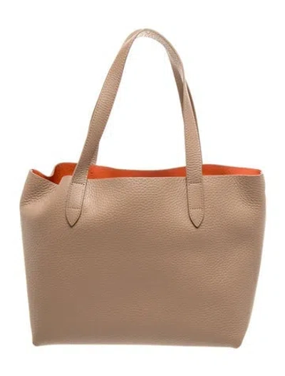 Pre-owned Cuyana Leather Shoulder Bag In Brown