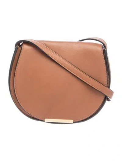 Pre-owned Cuyana Leather Shoulder Bag In Brown