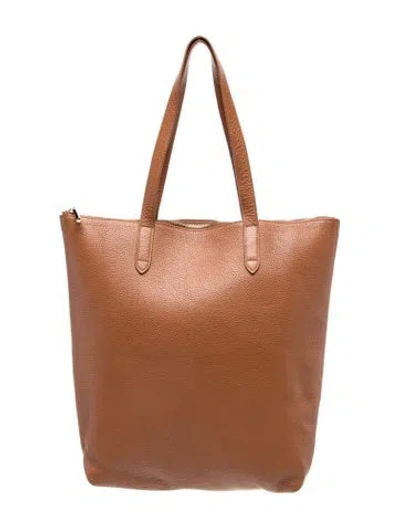 Pre-owned Cuyana Leather Shoulder Bag In Brown