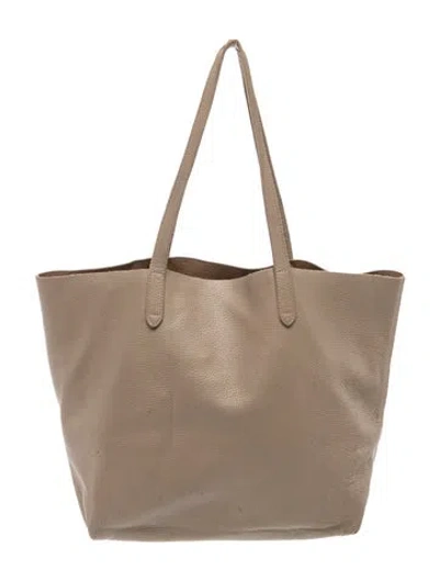Pre-owned Cuyana Leather Shoulder Bag In Brown