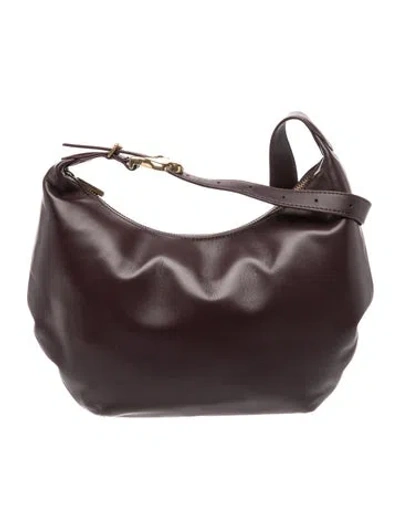 Pre-owned Cuyana Leather Shoulder Bag In Gray
