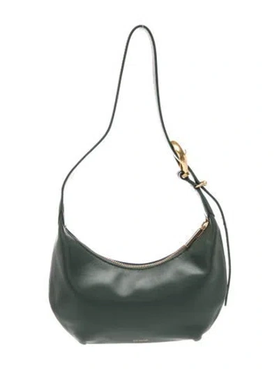 Pre-owned Cuyana Leather Shoulder Bag In Green