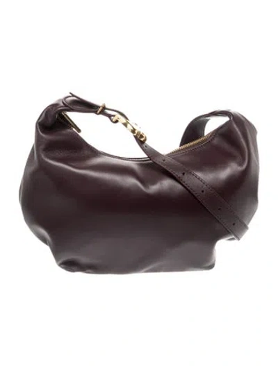 Pre-owned Cuyana Leather Shoulder Bag In Grey
