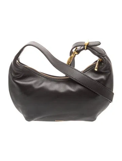 Pre-owned Cuyana Leather Shoulder Bag In Grey