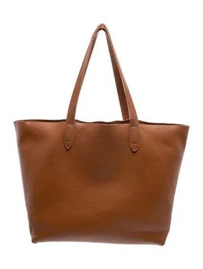 Pre-owned Cuyana Leather Shoulder Bag In Grey
