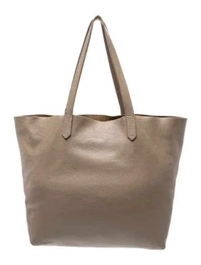 Pre-owned Cuyana Leather Shoulder Bag In Neutral