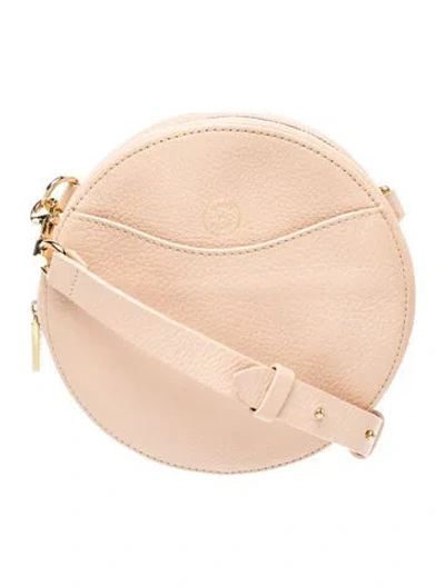 Pre-owned Cuyana Leather Shoulder Bag In Neutral