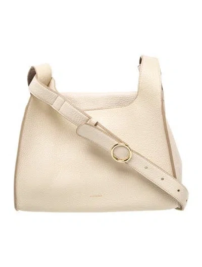 Pre-owned Cuyana Leather Shoulder Bag In Neutral