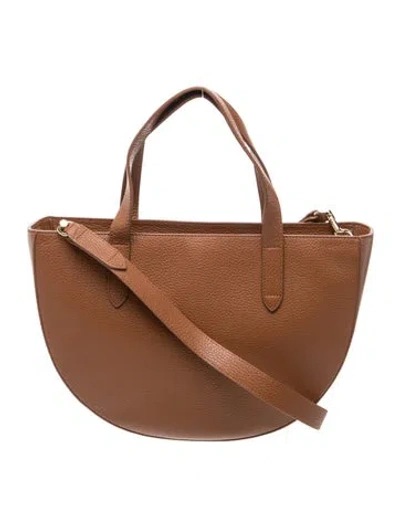 Pre-owned Cuyana Leather Shoulder Bag In Neutral