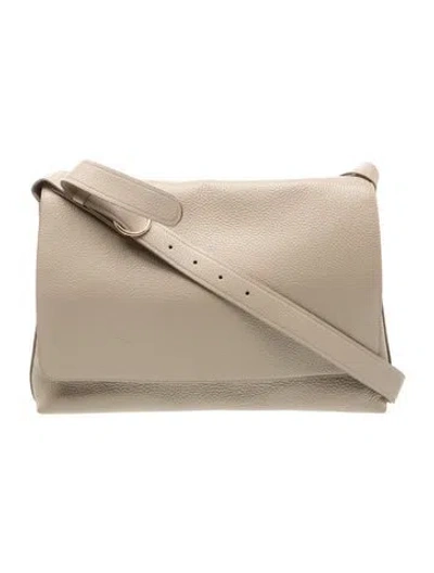 Pre-owned Cuyana Leather Shoulder Bag In Neutral