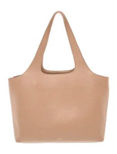 Pre-owned Cuyana Leather Shoulder Bag In Neutral