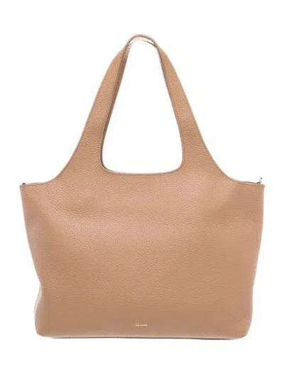 Pre-owned Cuyana Leather Shoulder Bag In Neutrals