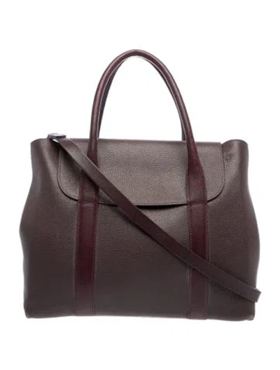 Pre-owned Cuyana Leather Shoulder Bag In Purple