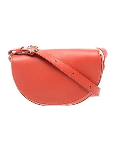 Pre-owned Cuyana Leather Shoulder Bag In Red