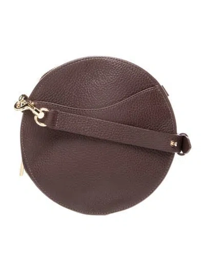 Pre-owned Cuyana Leather Shoulder Bag In Red