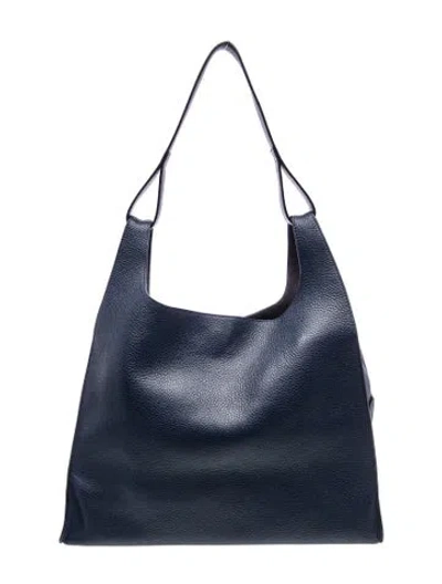 Pre-owned Cuyana Leather Shoulder Bag W/ Tags In Blue