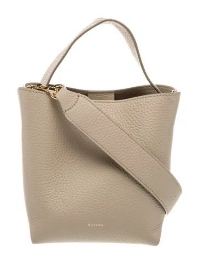 Pre-owned Cuyana Leather Top Handle Bag In Brown