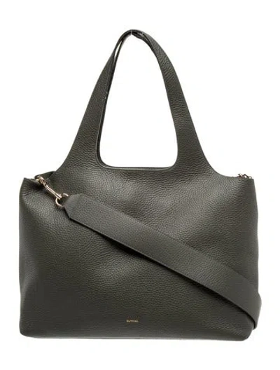 Pre-owned Cuyana Leather Top Handle Bag In Brown