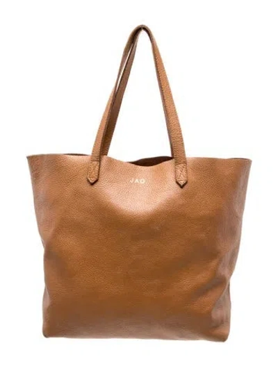 Pre-owned Cuyana Leather Top Handle Bag In Brown